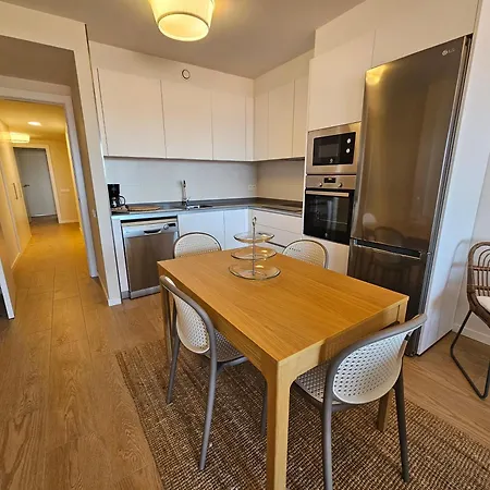 Апартаменты Residencial Aedas En Con Piscina Санхенхо